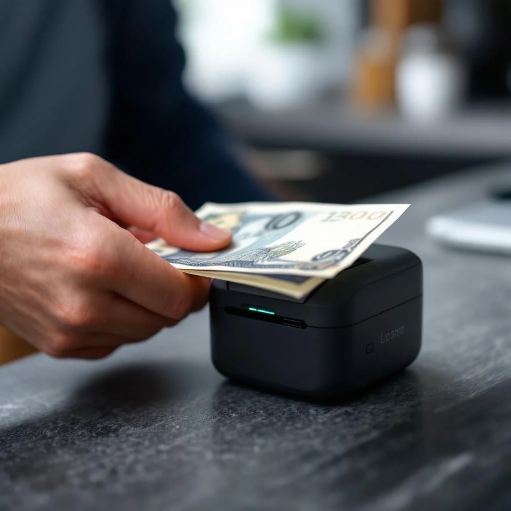 Автоматический детектор валют DoCash Vega — карманный детектор банкнот с аккумулятором